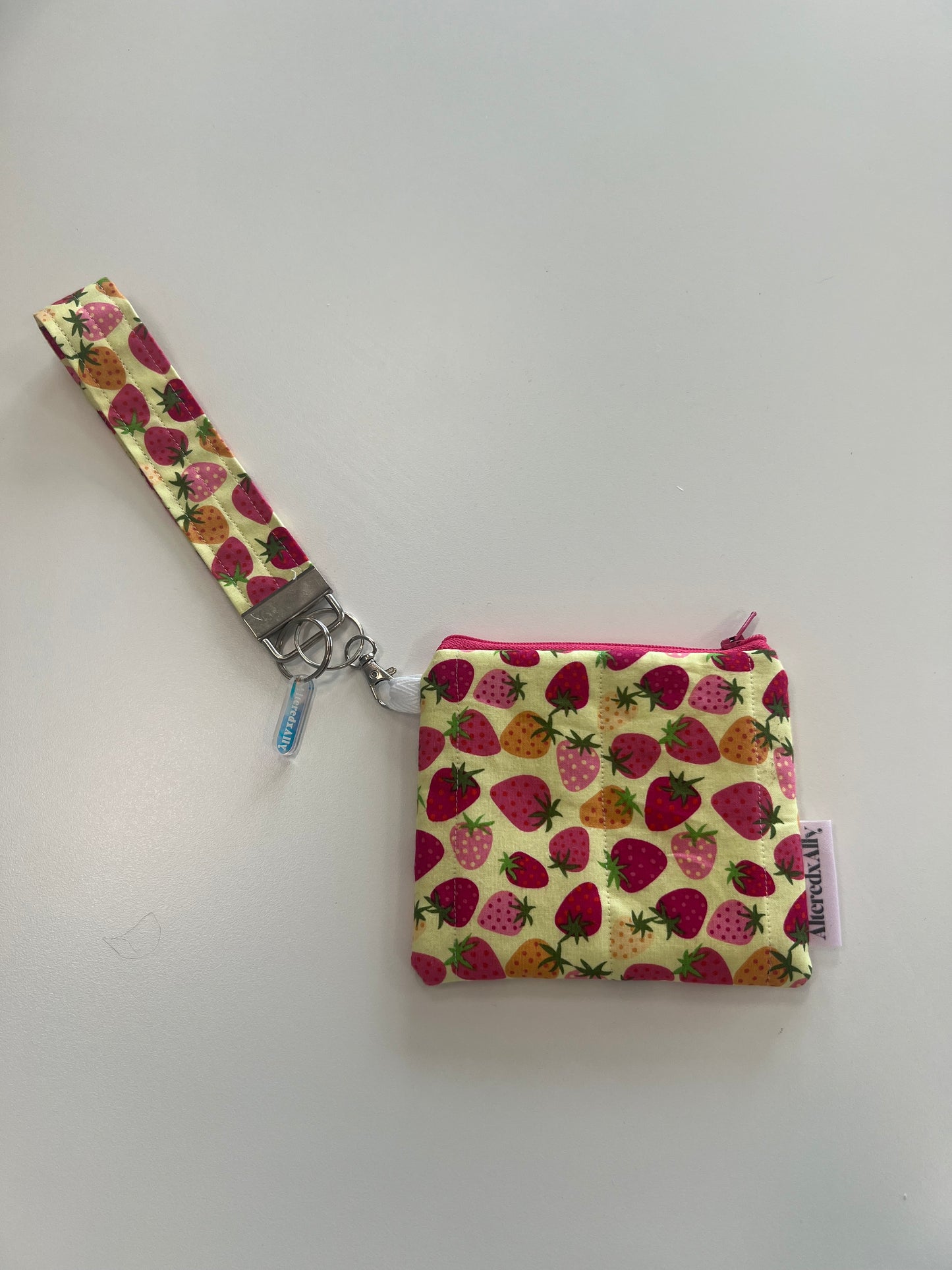 Daily Carry Duo Wristlet in Strawberry Lemonade