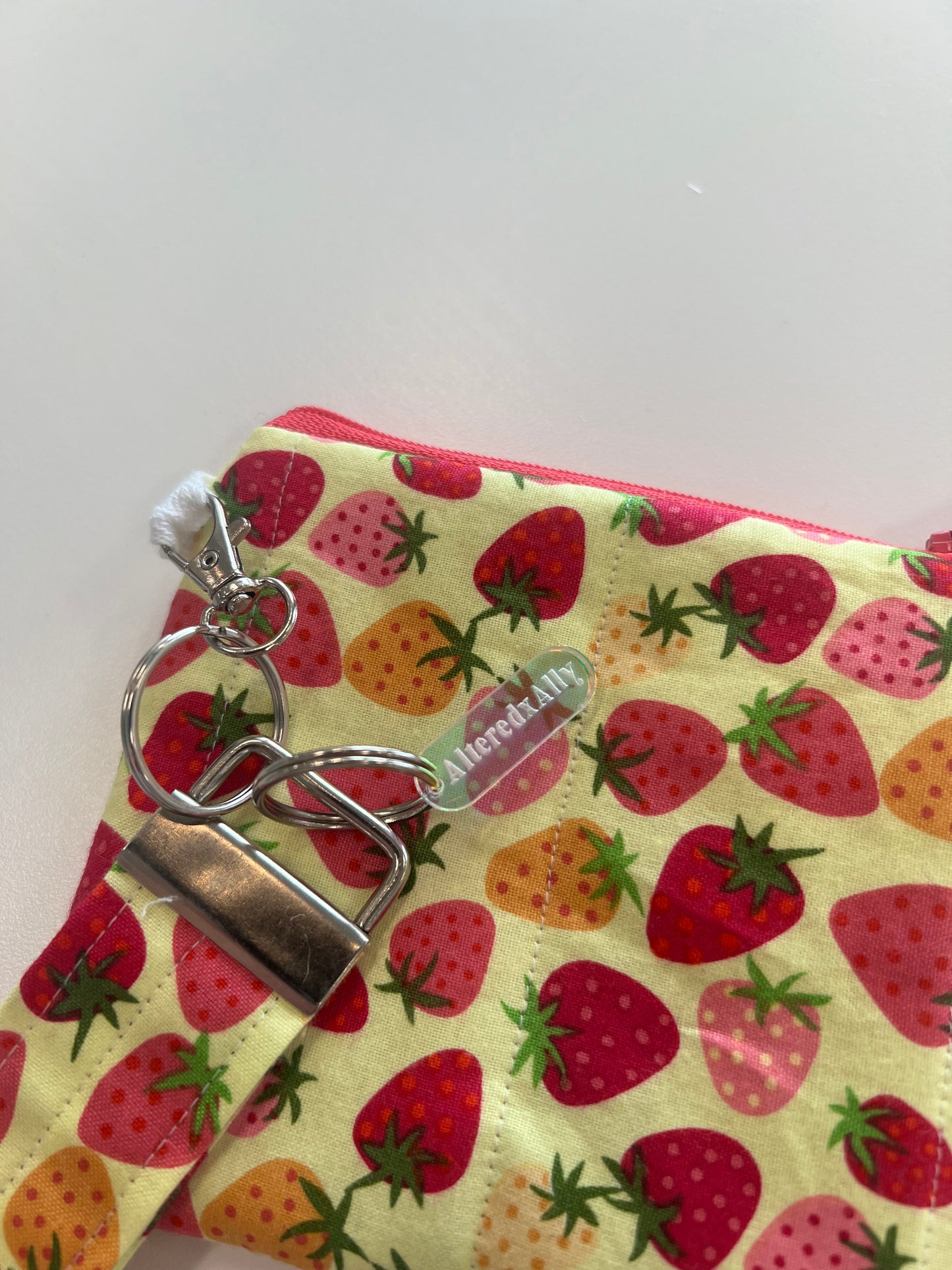 Daily Carry Duo Wristlet in Strawberry Lemonade