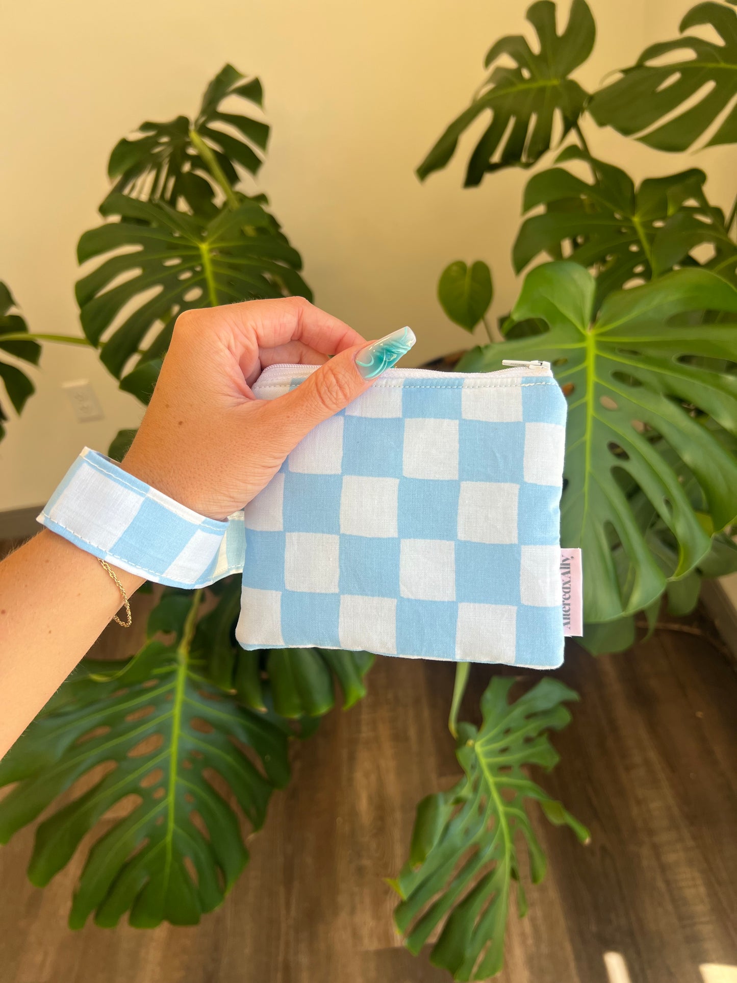 Jumbo Daily Carry Duo in Baby Blue Gingham