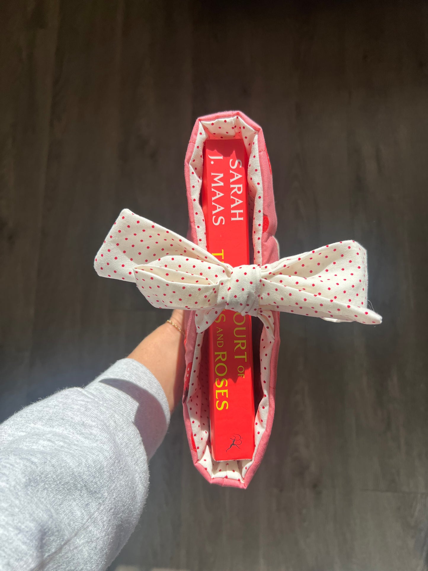 Large Bible/ Book Cover in Sweet Strawberries