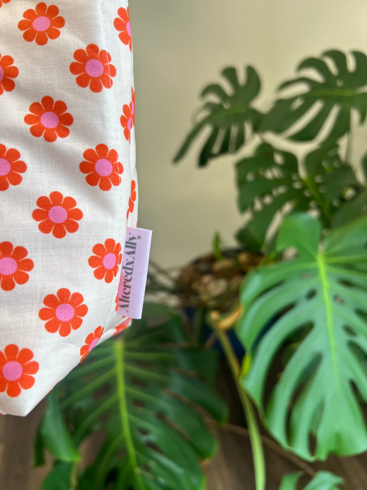 Lola Luxe Zip Pouch in Orange Blossom