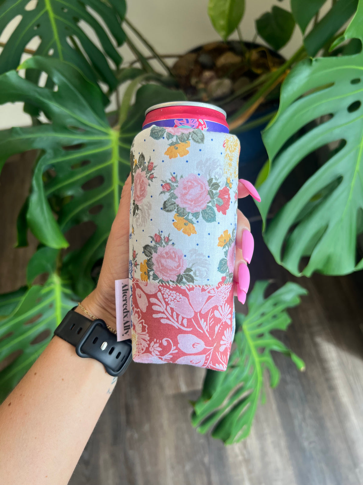 Tall Koozie in Cottage Core