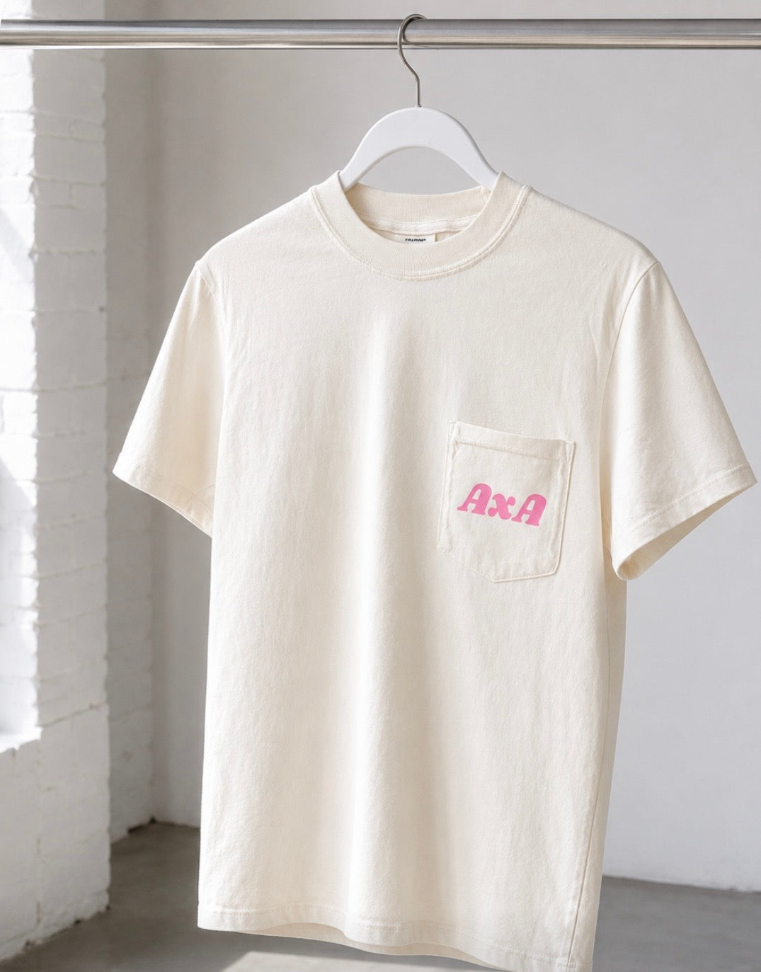 “Later Gator” Pocket Tee in Ivory