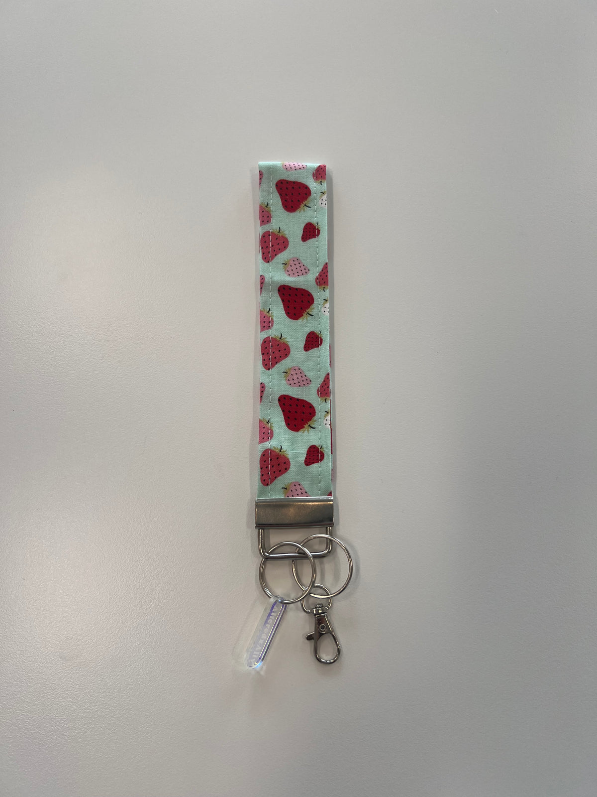 The Everyday Keychain in Berry Blue