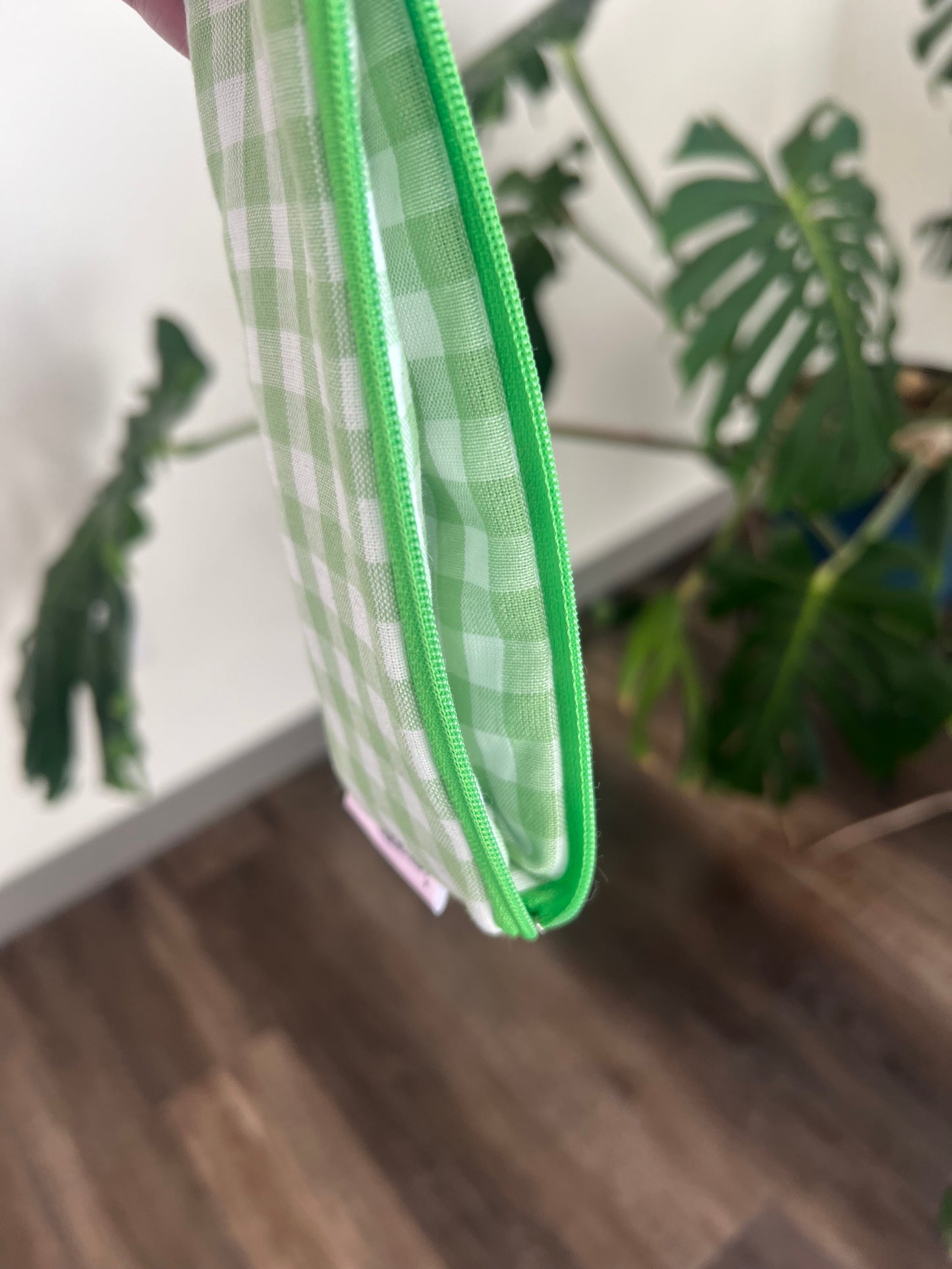 Double-Take Case in Green Gingham