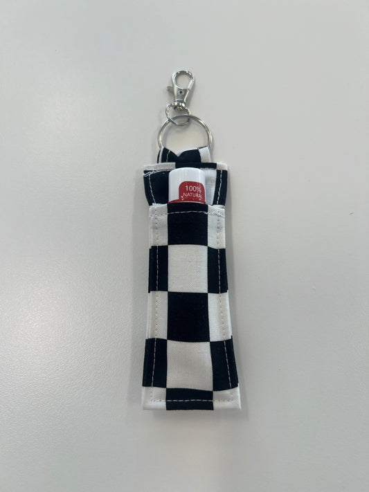 Lip Balm Charm in Checkerboard