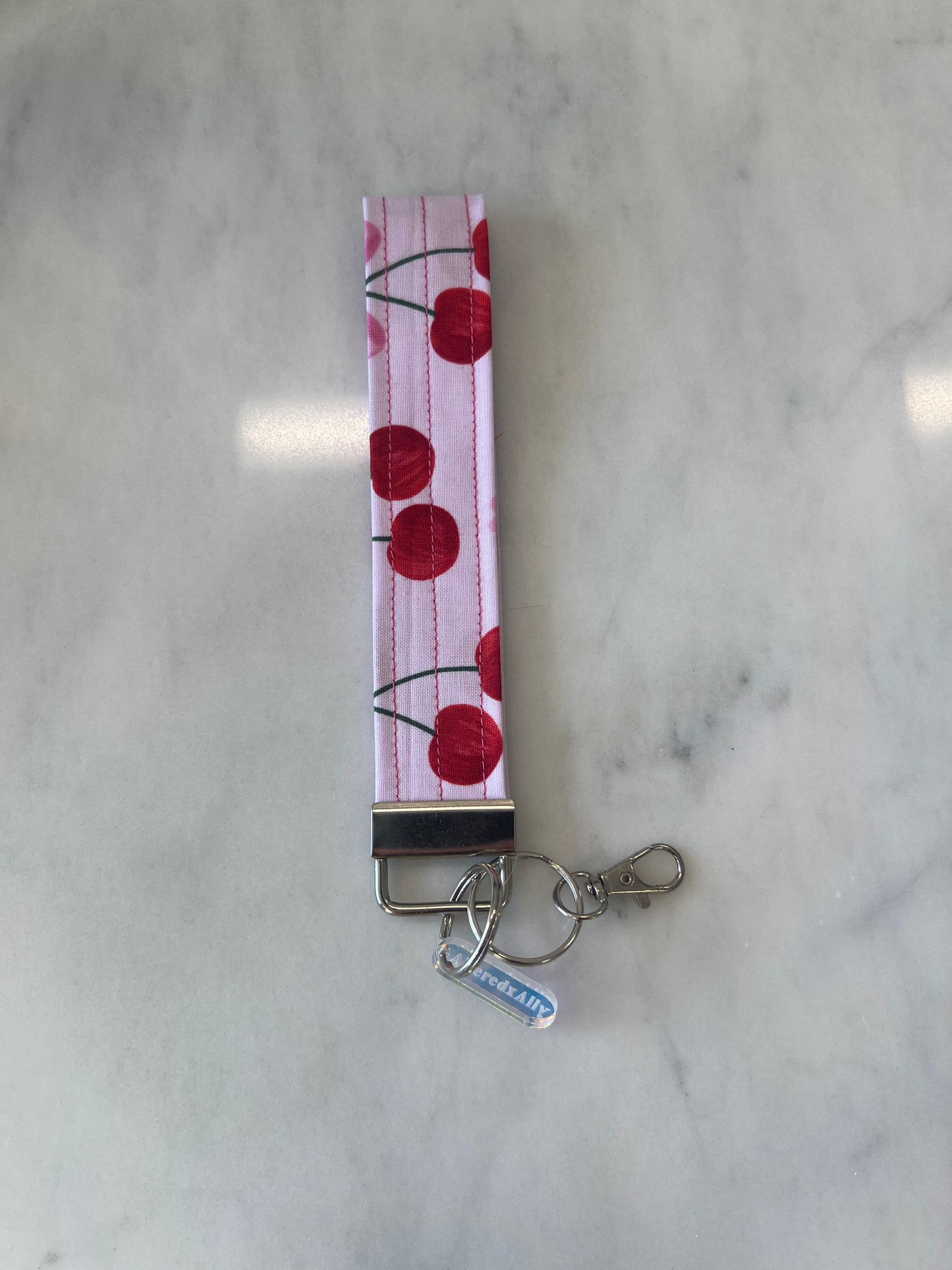 The Everyday Keychain in Berry Bliss