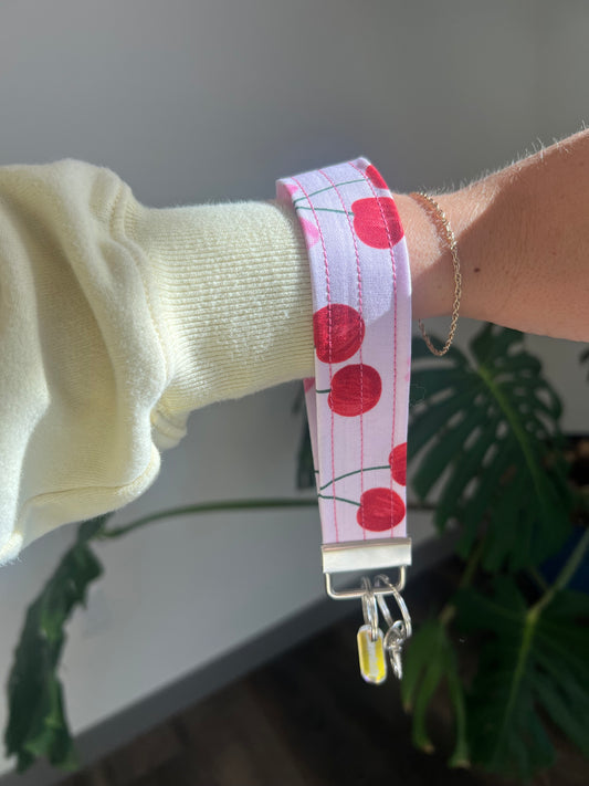 The Everyday Keychain in Berry Bliss