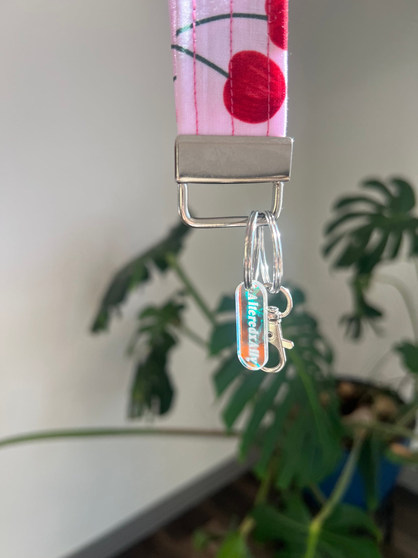 The Everyday Keychain in Berry Bliss